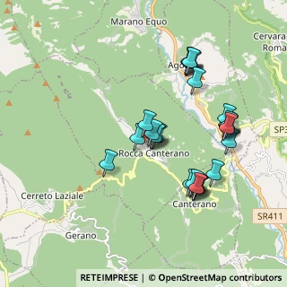 Mappa Strada Provinciale, 00020 Rocca Canterano RM, Italia (1.90769)