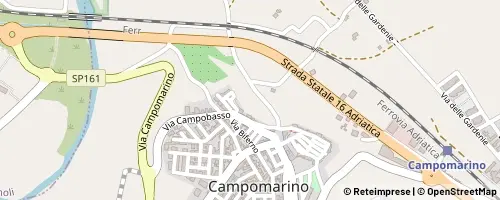 Mappa Campomarino