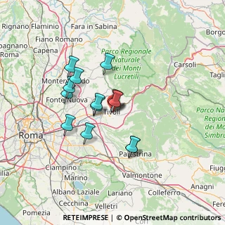 Mappa Piazzale Giuseppe Impastato, 00019 Tivoli RM, Italia (10.89286)