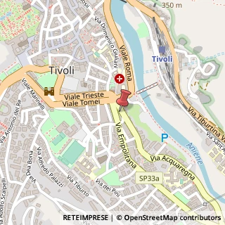 Mappa Via Acquaregna, 22, 00019 Tivoli, Roma (Lazio)