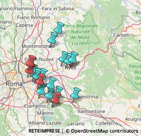 Mappa Viale Tomei, 00019 Tivoli RM, Italia (15.774)