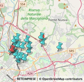 Mappa SP22a km 12.000, 00137 Roma RM, Italia (5.0105)