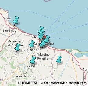 Mappa Contrada Sotto le Case, 86042 Campomarino CB, Italia (10.71583)