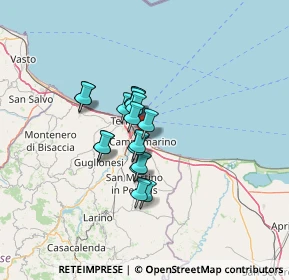 Mappa Contrada Sotto le Case, 86042 Campomarino CB, Italia (8.92824)