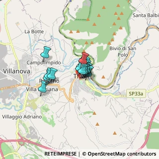 Mappa Via Dei Villini, 00019 Tivoli RM, Italia (0.77684)