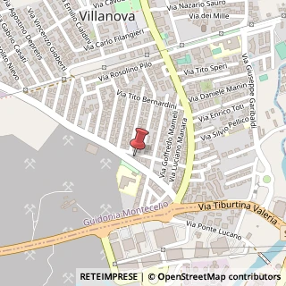 Mappa Via Ciro Menotti, 25, 00012 Tivoli, Roma (Lazio)