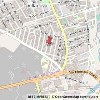 Mappa Via Piero Gobetti, 10, 00012 Tivoli, Roma (Lazio)
