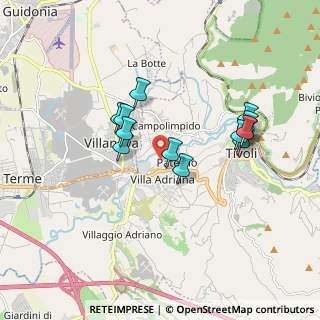 Mappa Via Paternò, 00010 Tivoli RM, Italia (1.68692)