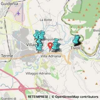 Mappa Via Paternò, 00010 Tivoli RM, Italia (1.5165)