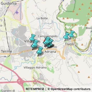 Mappa Via Paternò, 00010 Tivoli RM, Italia (0.905)