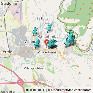 Mappa Via Paternò, 00010 Tivoli RM, Italia (1.416)