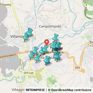 Mappa Via Paternò, 00010 Tivoli RM, Italia (0.7155)