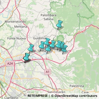 Mappa Via Paternò, 00010 Tivoli RM, Italia (5.48667)