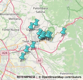 Mappa Via Paternò, 00010 Tivoli RM, Italia (4.45)