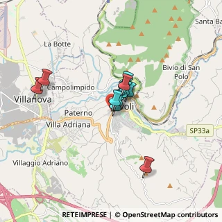 Mappa Via delle Piagge Primo Tratto, 00019 Tivoli RM, Italia (1.14)