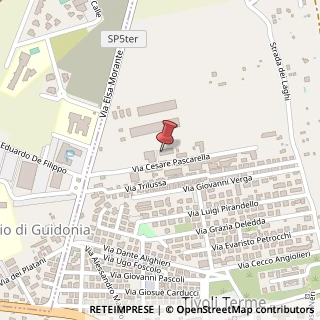 Mappa Via Cesare Pascarella, 5, 00011 Tivoli, Roma (Lazio)