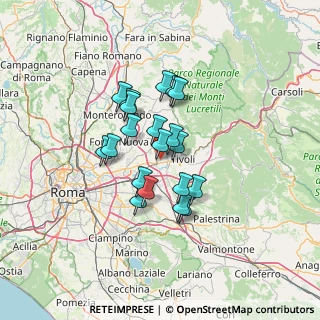 Mappa 00012 Tivoli RM, Italia (10.446)