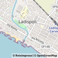 Kaart Ladispoli