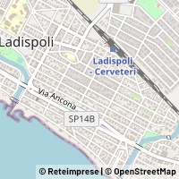 지도 Ladispoli