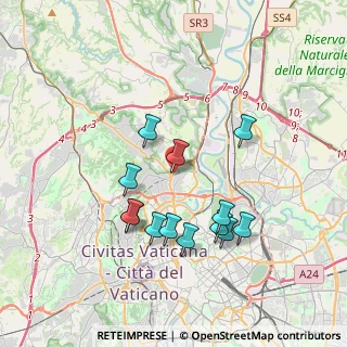 Mappa Via Tuscia, 00191 Roma RM, Italia (3.63)