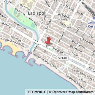 Mappa Via Ancona, 196, 00055 Ladispoli, Roma (Lazio)