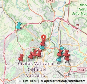 Mappa Via Maffeo Pantaleoni, 00191 Roma RM, Italia (4.21462)