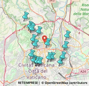 Mappa Via Maffeo Pantaleoni, 00191 Roma RM, Italia (3.69316)