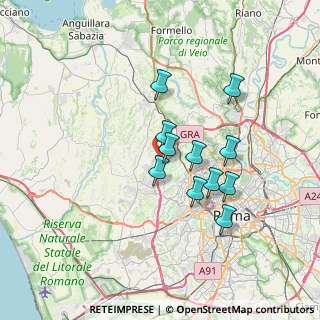Mappa Via Lezzeno, 00135 Roma RM, Italia (5.99455)