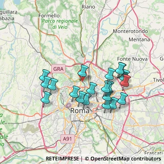 Mappa Tor Di Quinto, 00191 Roma RM, Italia (7.209)