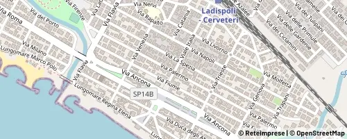 Mappa Ladispoli