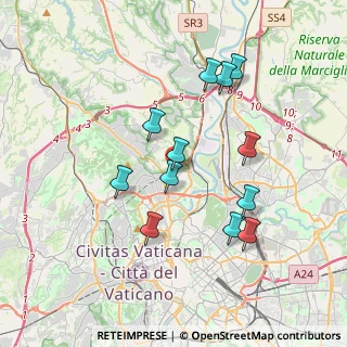 Mappa Roma, 00191 Roma RM, Italia (3.64083)