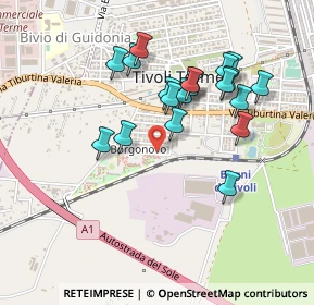 Mappa Via degli Arcadi Sibillini, 00011 Tivoli RM, Italia (0.4485)