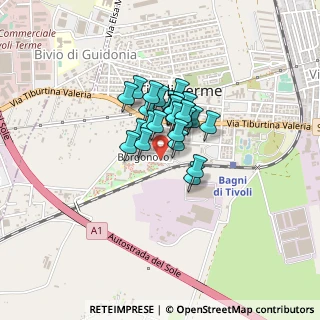 Mappa Via degli Arcadi Sibillini, 00011 Tivoli RM, Italia (0.24828)