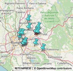 Mappa Via degli Arcadi Sibillini, 00011 Tivoli RM, Italia (10.5425)