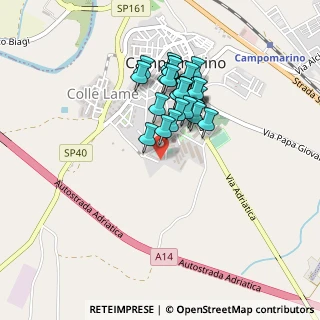 Mappa Via Vincenzo Cuoco, 86042 Campomarino CB, Italia (0.375)