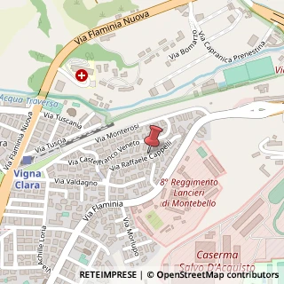 Mappa Via Raffaele Cappelli, 67, 00191 Roma, Roma (Lazio)