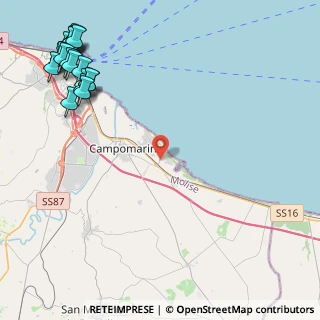 Mappa Via Kennedy, 86042 Campomarino CB, Italia (6.9565)