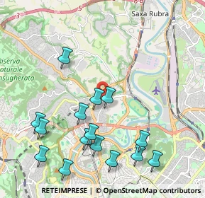 Mappa Via Monterosi, 00191 Roma RM, Italia (2.45333)