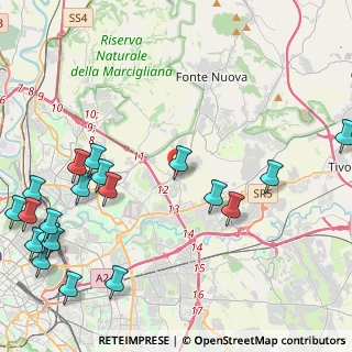 Mappa Via San Giovanni in Argentella, 00131 Roma RM, Italia (6.304)