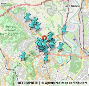 Mappa Via Francesco Ferrara, 00191 Roma RM, Italia (1.25263)