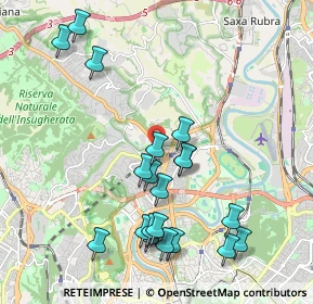 Mappa Via Ferrara Francesco, 00191 Roma RM, Italia (2.2705)
