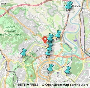 Mappa Via Francesco Ferrara, 00191 Roma RM, Italia (1.84636)