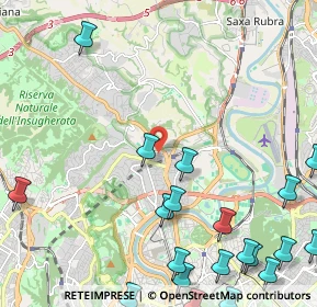 Mappa Via Francesco Ferrara, 00191 Roma RM, Italia (3.431)
