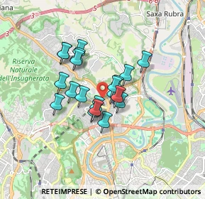 Mappa Via Vilfredo Pareto, 00191 Roma RM, Italia (1.2605)