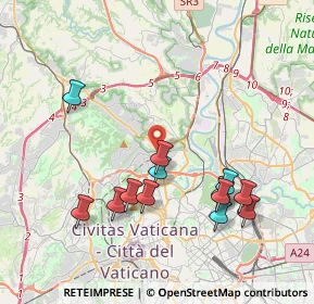 Mappa Via Ferrara Francesco, 00191 Roma RM, Italia (4.23692)