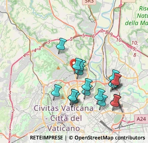Mappa Via Ferrara Francesco, 00191 Roma RM, Italia (3.76789)