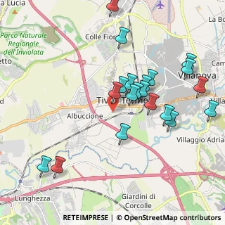Mappa Via dell'Aeronautica, 00019 Tivoli RM, Italia (2.22)