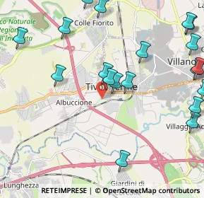 Mappa Via Aeronautica, 00011 Tivoli RM, Italia (2.955)