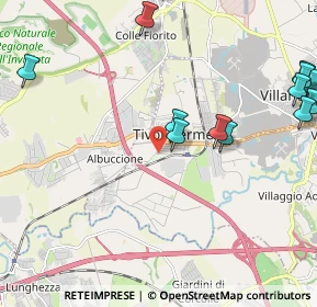 Mappa Via Aeronautica, 00011 Tivoli RM, Italia (3.22765)