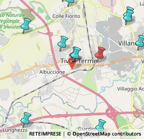 Mappa Via Aeronautica, 00011 Tivoli RM, Italia (2.89417)